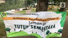 Warga beraktivitas di sekitar Setu Cibinong, Jawa Barat, Kamis (11/6/2020). Meskipun spanduk larangan penutupan telah dipasang, namun sebagian warga tetap nekat beraktivitas di kawasan tersebut untuk memancing ikan atau berekreasi. (Liputan6.com/Immanuel Antonius)