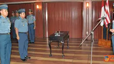 Citizen6, Jakarta: Pangkolinlamil Laksda TNI S.M. Darojatim memimpin serah terima jabatan Asops Pangkolinlamil di Gedung Laut Nusantara Mako Kolinlamil, Tanjung Priok, Jakarta, Senin (16/07). (Pengirim: Kadispen Kolinlamil).