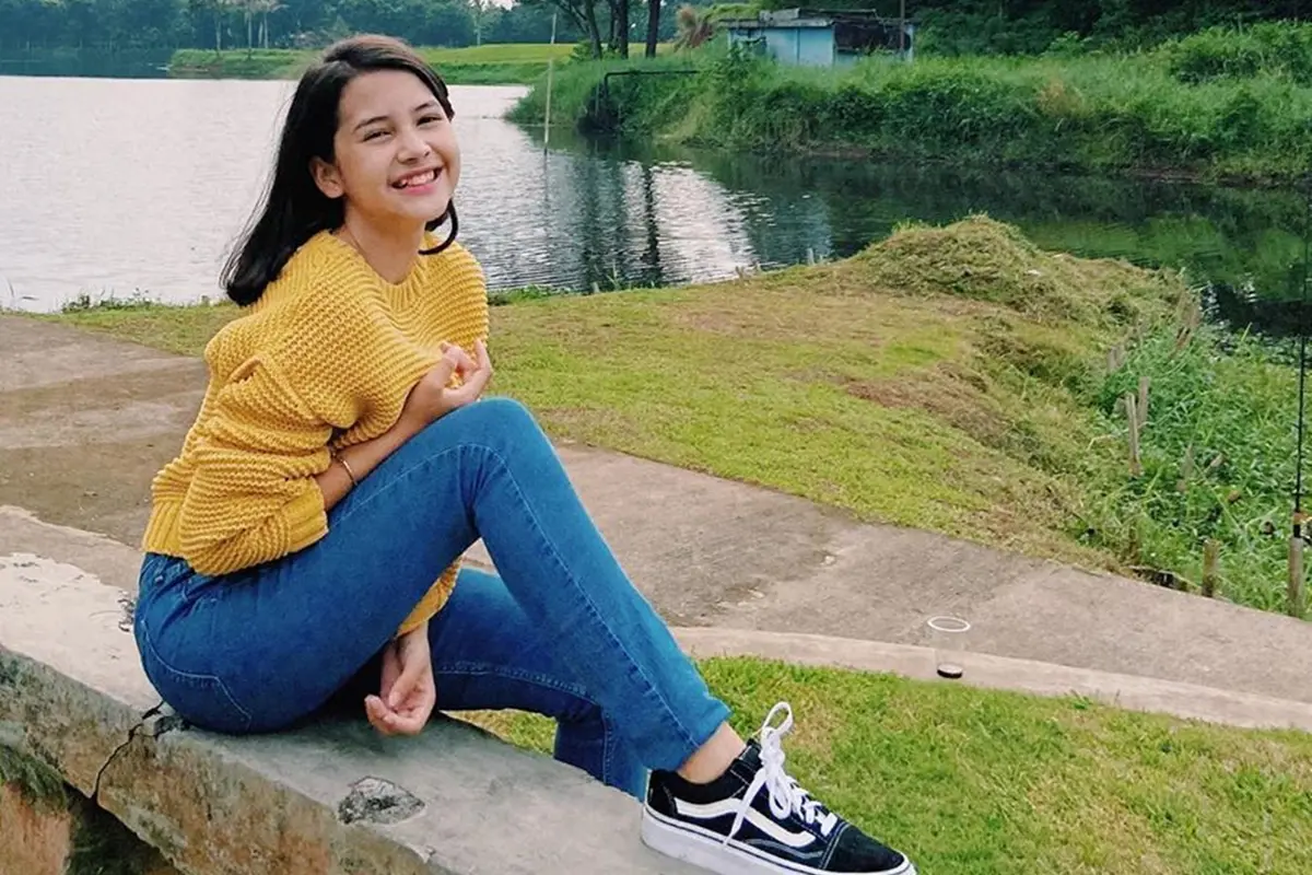 FOTO: Gaya Kasual Sandrinna Michelle, Manis Banget