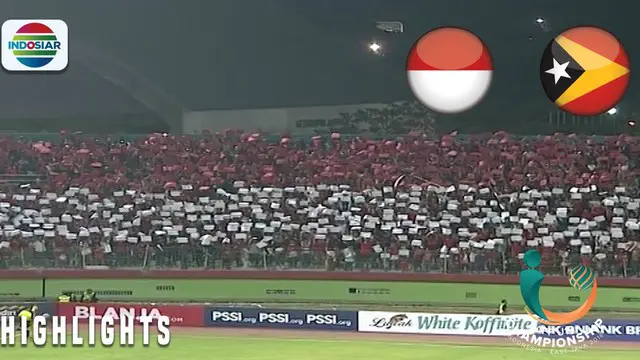 Berita video momen Merah Putih hiasi tribun suporter di Stadion Delta Sidoarjo pada laga Timnas Indonesia U-16 melawan Timor Leste U-16, Sabtu (4/8/2018).
