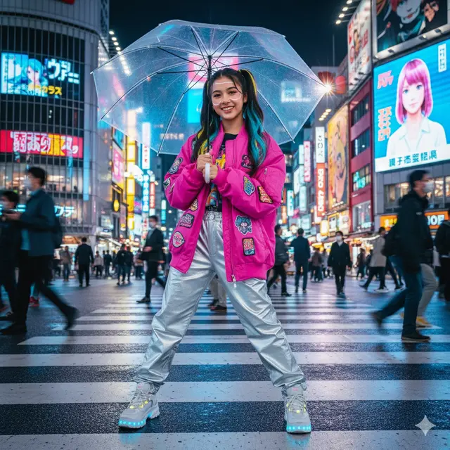 Prompt Gemini AI Viral Edit Foto Sendiri di Zebra Cross Shibuya