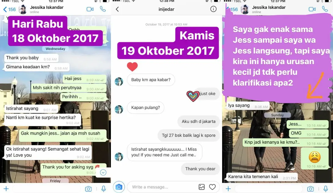 Chacha buktikan hubungannya dengan Jessica Iskandar baik-baik saja [foto: Instagram/chafrederica]