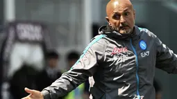 Spalletti meninggalkan kursi pelatih Napoli musim panas ini. (Vincenzo PINTO / AFP)
