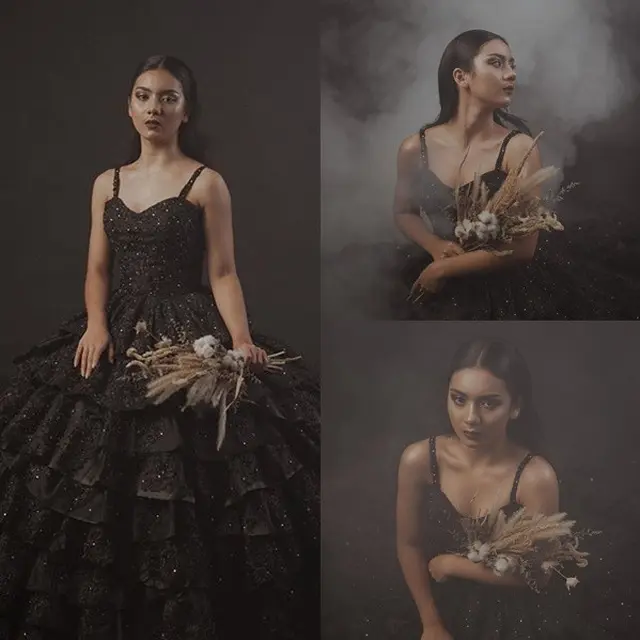 6 Pemotretan Ersya Aurelia dengan Tema Corpse Bride Ini Curi Perhatian