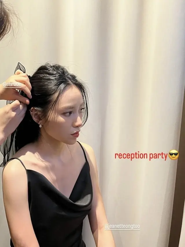 Jeanette Ong resmi menikah dengan Jang Hansol, credit: @jigojisoo_n