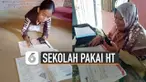 Saat pandemi Covid-19 ini banyak sekolahan yang masih menggunakan sistem belajar online dirumah menggunakan Internet. Tetapi ada yang unik di Sekolah ini karena belajar online menggunakan alat bantu Handie Talkie (HT).