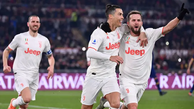 Taklukkan AS Roma, Juventus Puncaki Klasemen Liga Italia