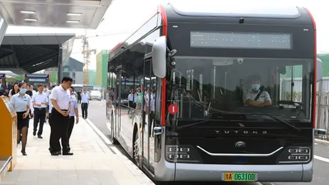 Bus nirsopir memasuki tahap pengujian