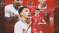 Timnas Indonesia - Rizky Ridho dan Beckham Putra (Bola.com/Decika Fatmawaty)