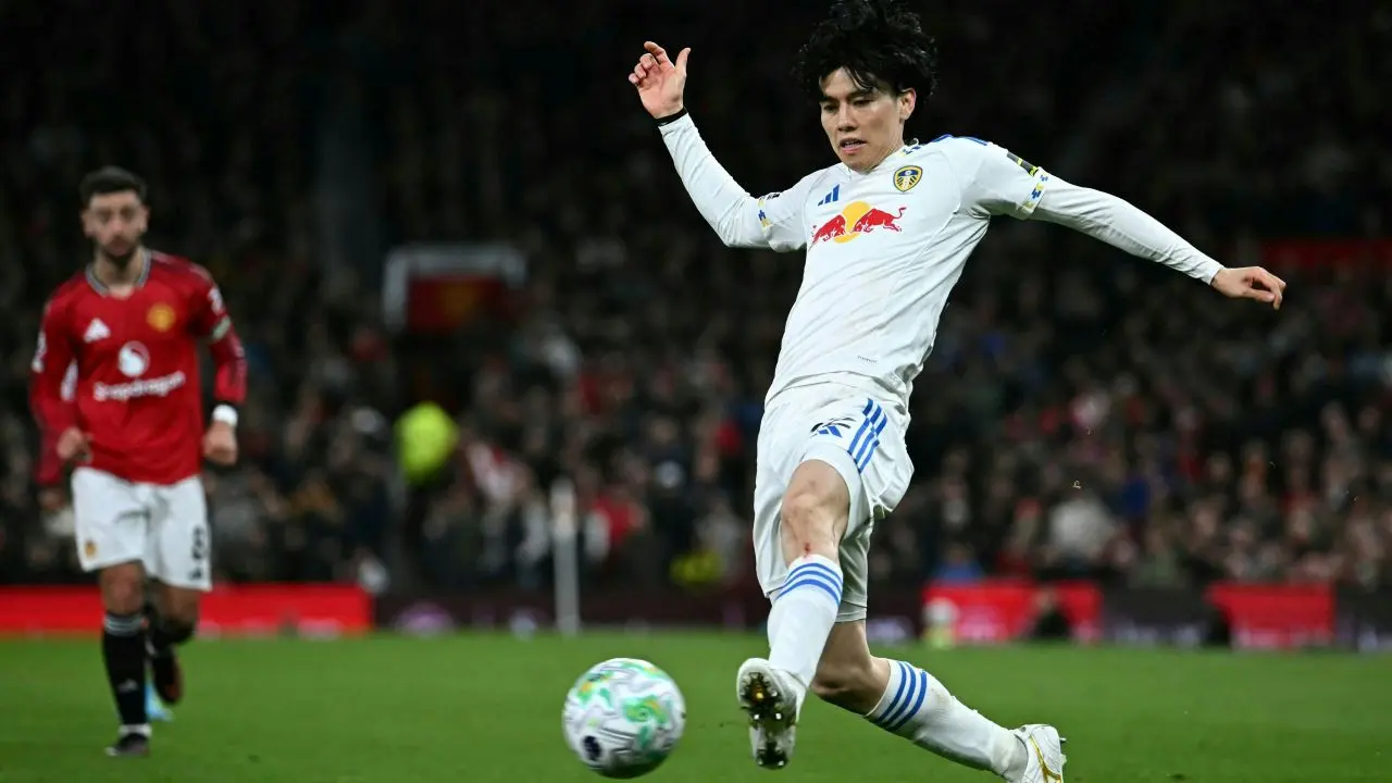 Ao Tanaka, Manchester United vs Leeds United