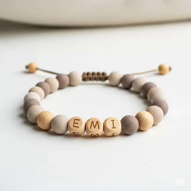 Model Gelang Nama dari Manik-Manik. Foto: Gemini