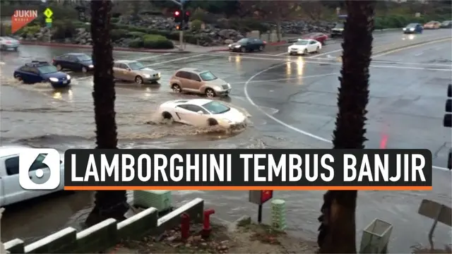 Thumbnail lamborghini tembus banjir