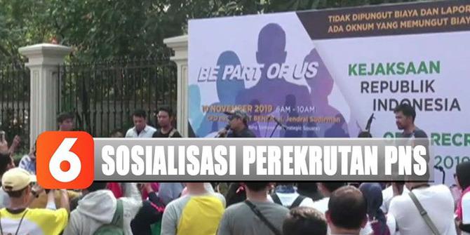 Penuhi Kuota 5.203 Jaksa, Kejaksaan Agung Lakukan Ini di Car Free Day