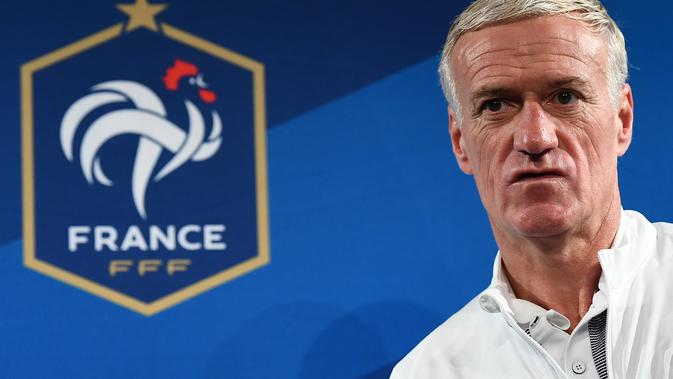 Pelatih Timnas Prancis Didier Deschamps. (AFP / FRANCK FIFE)