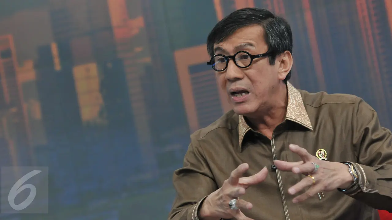 Menteri Hukum dan HAM Yasonna Laoly 