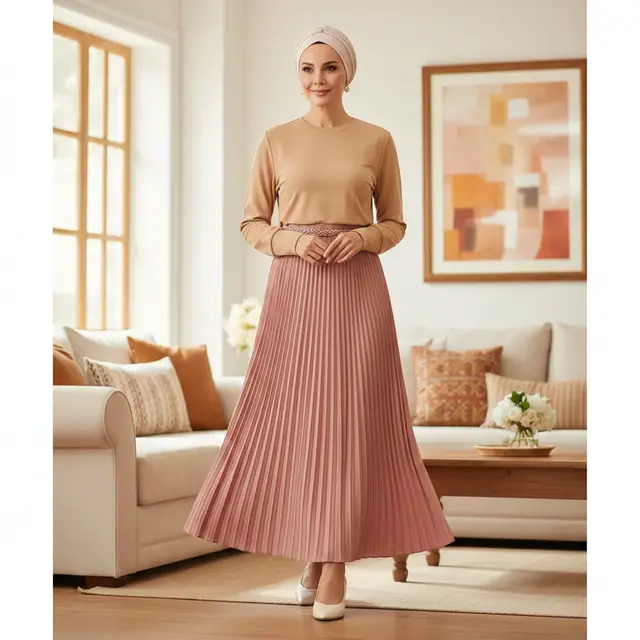 Model Gamis Harian yang Nyaman Dipakai Ibu Usia 50 Tahun ke Atas
