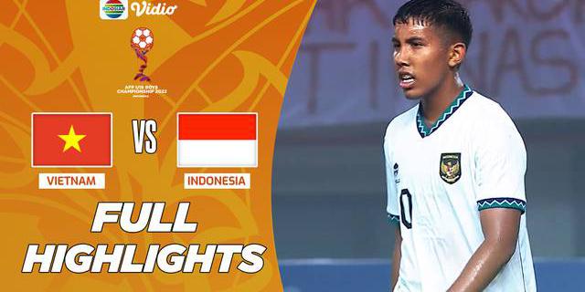 VIDEO: Timnas Indonesia U-19 Bermain Imbang Tanpa Gol Lawan Vietnam di Piala AFF U-19
