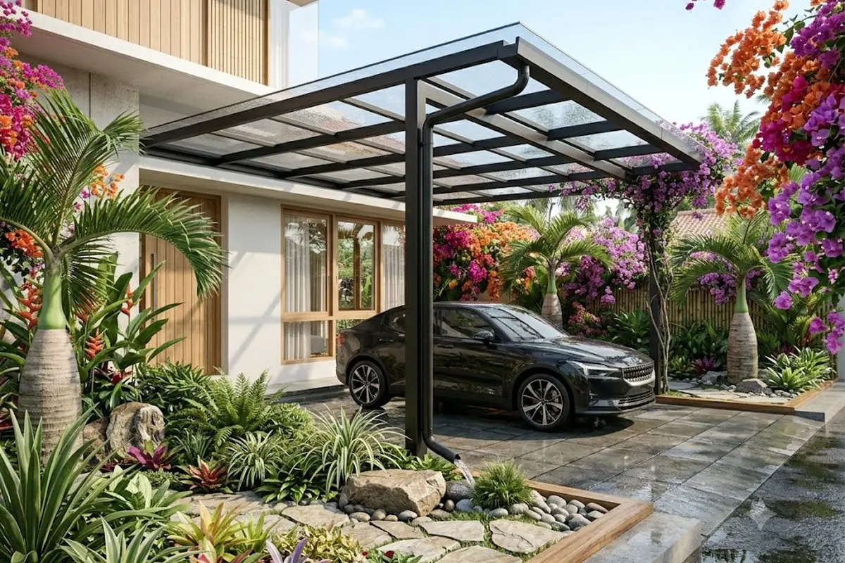 Tanaman Tahan Panas yang Cocok Ditanam di Samping Carport