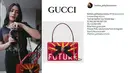 Tas Prilly yang satu ini bermerek Gucci. Tas yang berwarna merah ini berharga Rp 38 juta. (Foto: instagram.com/fashion_prillylatuconsina)