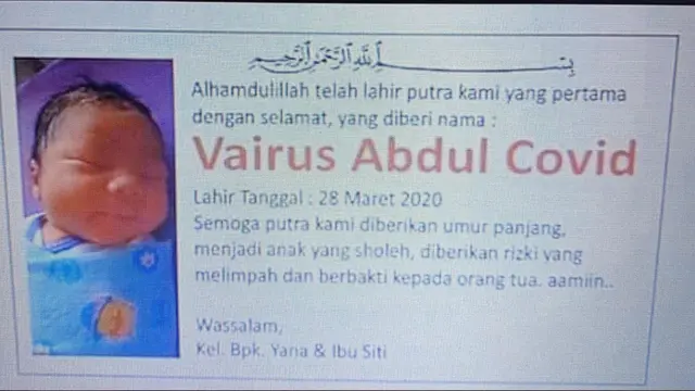 7 Nama Bayi yang Pernah Bikin Heboh