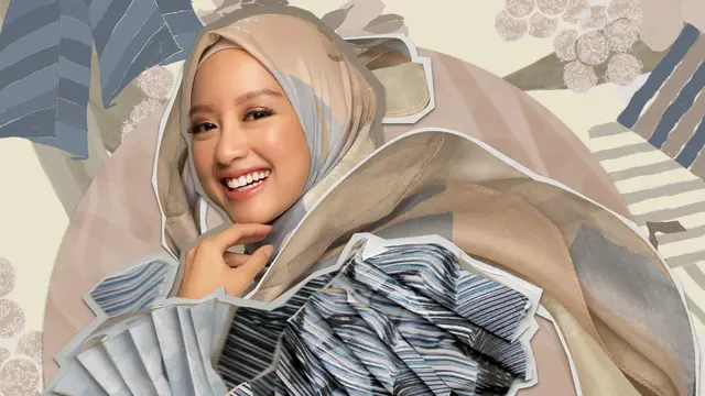 Inspirasi hijab dari kuliner favorit Gita Savitri