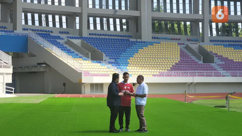 Foto: Tour de Stadium Erick Thohir ke Stadion Manahan, Layak Jadi Venue Final dan Penutupan Piala Dunia U-20 2023