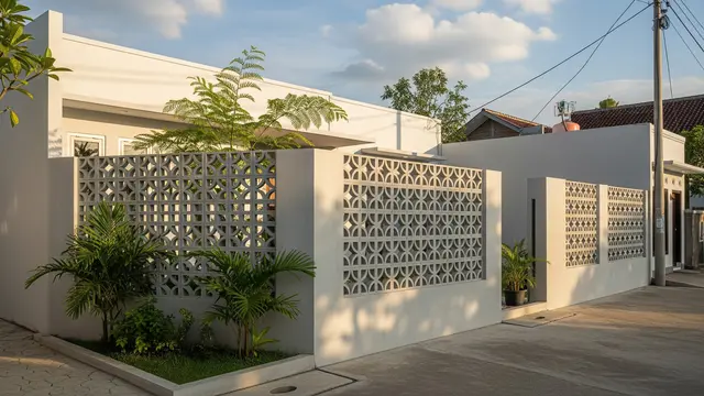 Desain Pagar Rumah Anti Pandang/ Ilustrasi AI