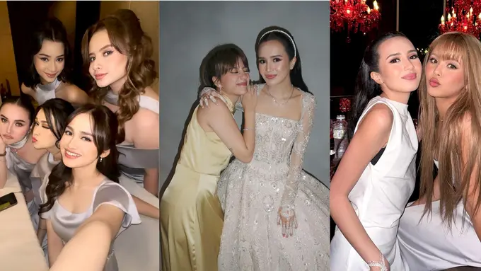 Banjir Visual! 8 Gaya Bridesmaid Beby Tsabina di Momen Akad dan Resepsi Pernikahannya, dari Syifa Hadju, Cassandra Lee, hingga Sorn Eks CLC