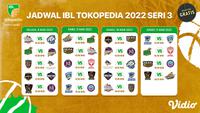Link Live Streaming IBL 2022 Seri 3 Pekan Kedua di Vidio. (Sumber : dok. vidio.com)