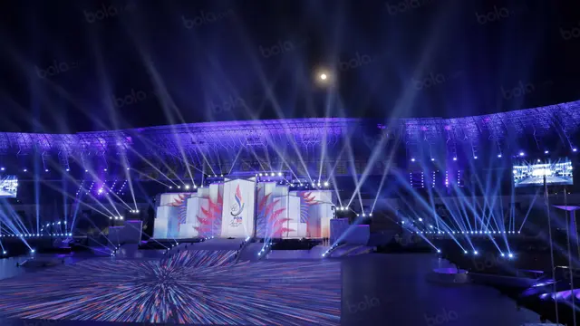 Warna-warni Lampu Stadion