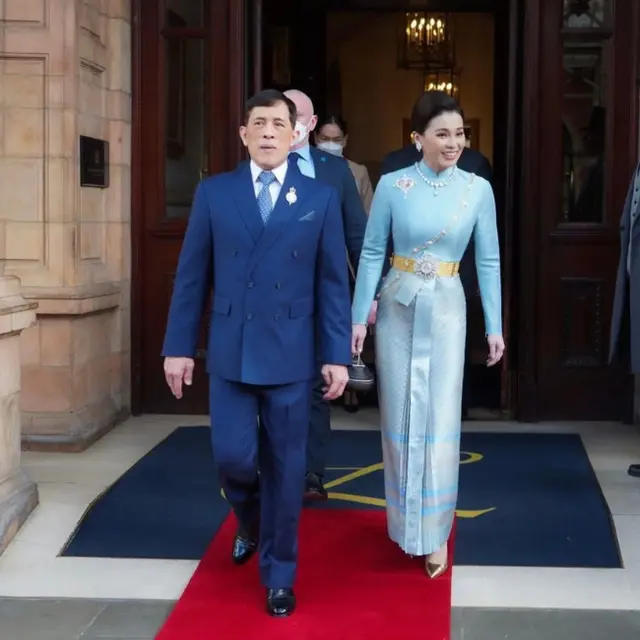 Raja Vajiralongkorn dan Ratu Suthida dari Thailand. (Thai Royal Office)