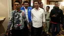 Menko Polhukam, Wiranto menghadiri acara Simposium Nasional Pemuda Indonesia, Jakarta, Rabu (30/8). Acara tersebut mengambil tema "Peran strategis Pemuda Indonesia dalam penguatan Pancasila sebagai Bangsa dan Bela Negara". (Liputan6.com/Johan Tallo)