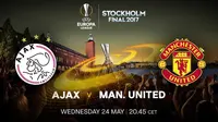 Final Liga Europa 2016-2017 antara Ajax Amsterdam vs Manchester United. (dok. UEFA Europa League)