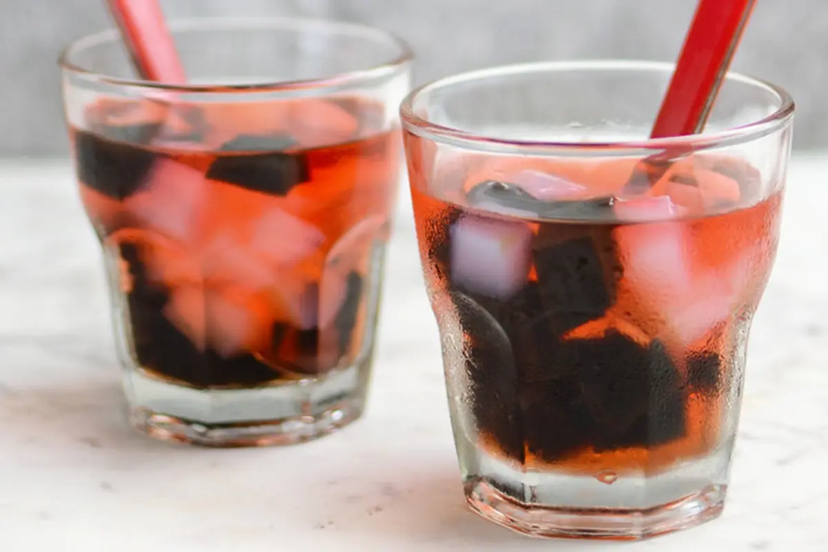 resep takjil minuman es cincau nata de coco