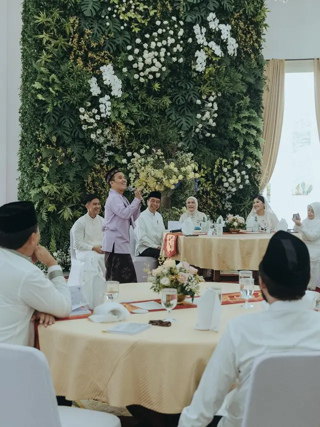 7 Potret Tasyakuran Empat Bulan Kehamilan Erina Gudono, Digelar di Istana Bogor