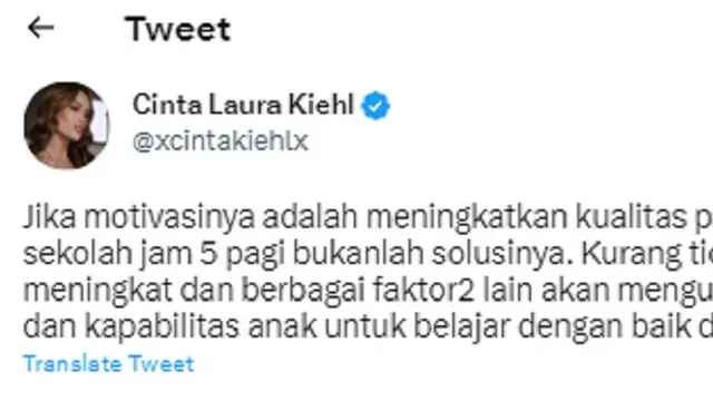 Cinta Laura (Foto: Twitter/@@xcintakiehlx)