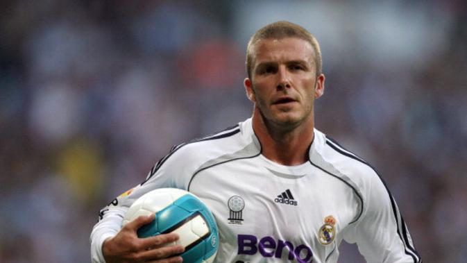 Mantan gelandang Real Madrid, David Beckham. (AFP/Pedro Armestre)