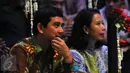 Menpan RB Yuddy Chrisnandi dan Menteri BUMN Rini Soemarno saat menghadiri peresmian Maxx Box Lippo Karawaci di Tanggerang, Banten, Kamis (10/3/2016). Maxx Box Lippo Village dirancang khusus untuk memanjakan pengunjungnya. (Liputan6.com/Faisal R Syam) 