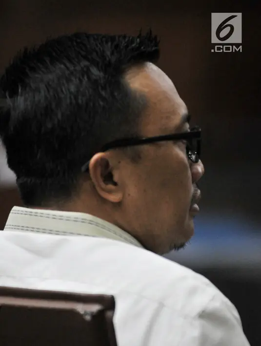 Menpora Imam Nahrawi saat menjadi saksi di Pengadilan Tipikor, Jakarta, Senin (29/4/2019). Menpora hadir memenuhi panggilan sebagai saksi dalam sidang lanjutan kasus dugaan suap Dana Hibah KONI. (merdeka.com/Iqbal Nugroho)
