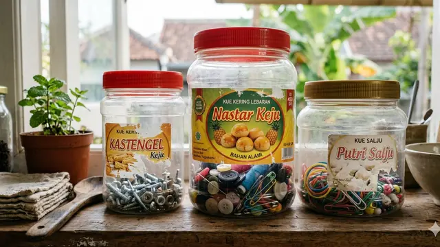 Manfaatkan Toples Bekas Kue Kering untuk Ternak Rumahan