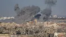 Salah satu poin krusial yang belum menemui titik temu, pada perundingan yang dilakukan Jumat 11 Juli 2025 adalah soal penarikan pasukan Israel dari wilayah Gaza dan mekanisme distribusi bantuan kemanusiaan. (Bashar TALEB/AFP)