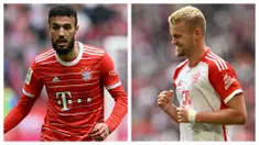 Dalam rentang 17 tahun terakhir, Manchester United tercatat baru mendatangkan 4 pemain dari Bayern Munchen untuk memperkuat skuad mereka, termasuk dua pemain yang direkrut berbarengan pada awal musim 2024/2025 ini. Berikut daftar lengkap keempat pemain tersebut. (Kolase Foto AFP)