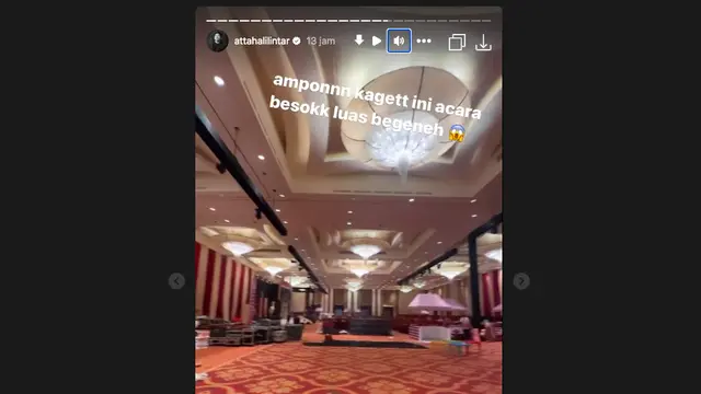 Atta Halilintar Kaget Lihat Luasnya Lokasi Acara Perayaan Ulang Tahun Ameena