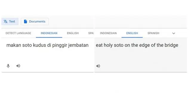6 Terjemahan Google Translate dari Bahasa Indonesia ke Inggris Ini Nyeleneh
