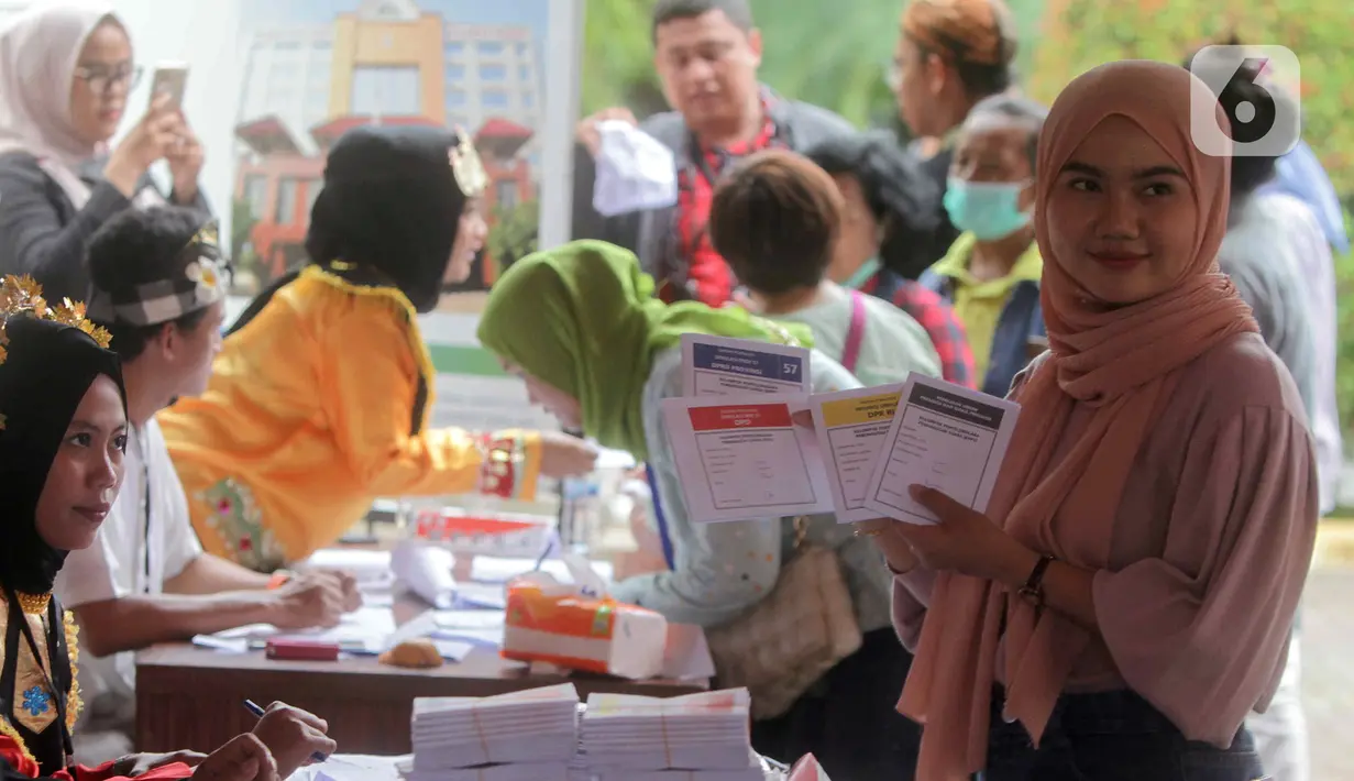 Simulasi ini digelar sehubungan akan dilaksanakannya masa tahapan pemungutan dan penghitungan suara pemilihan umum (Pemilu) 2024. (Liputan6.com/Herman Zakharia)