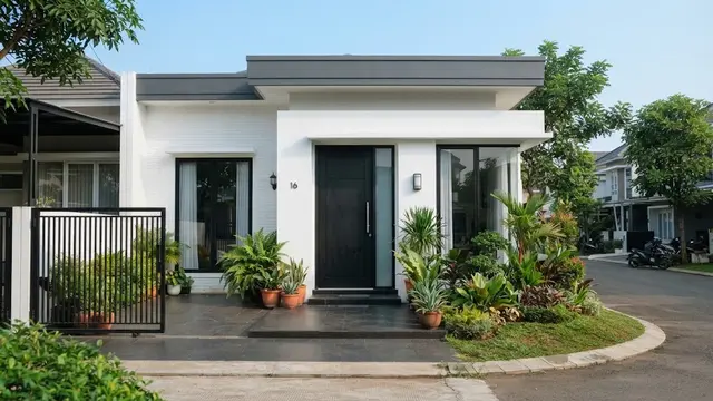 Pilihan Warna Pintu untuk Rumah dengan Dinding Putih