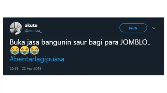 Drama Netizen soal Bentar Lagi Puasa Ini Bikin Nyesek