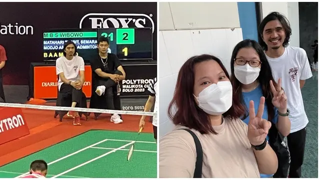 6 Momen Duta Sheila On 7 Dampingi Anaknya Tanding Bulutangkis, Tampil Sederhana