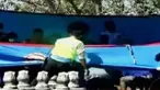 Tim POM AU dibantu tim DVI Polda Jawa Tengah dan tim dokter Rumah Sakit Bhayangkara Semarang membongkar makam Praka Yudha Prihartanto.