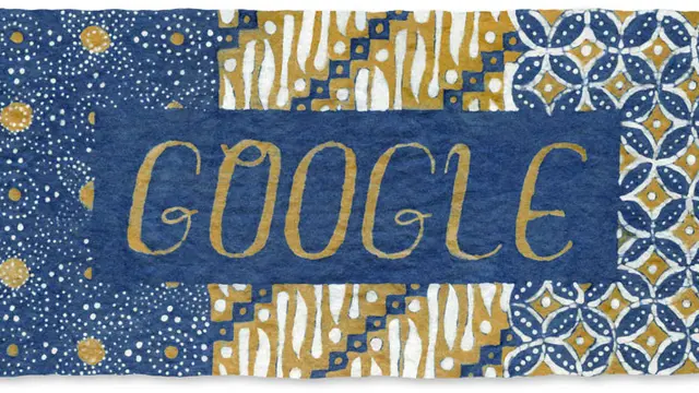 Google Doodle Hari Batik Nasional 2019.